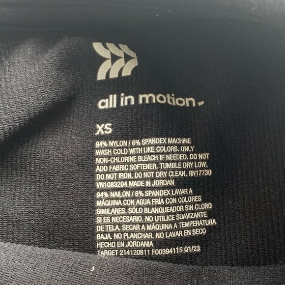 🛑SOLD🛑 All In Motion Long Sleeve Ribbed Workout Top - Picture 4 of 4